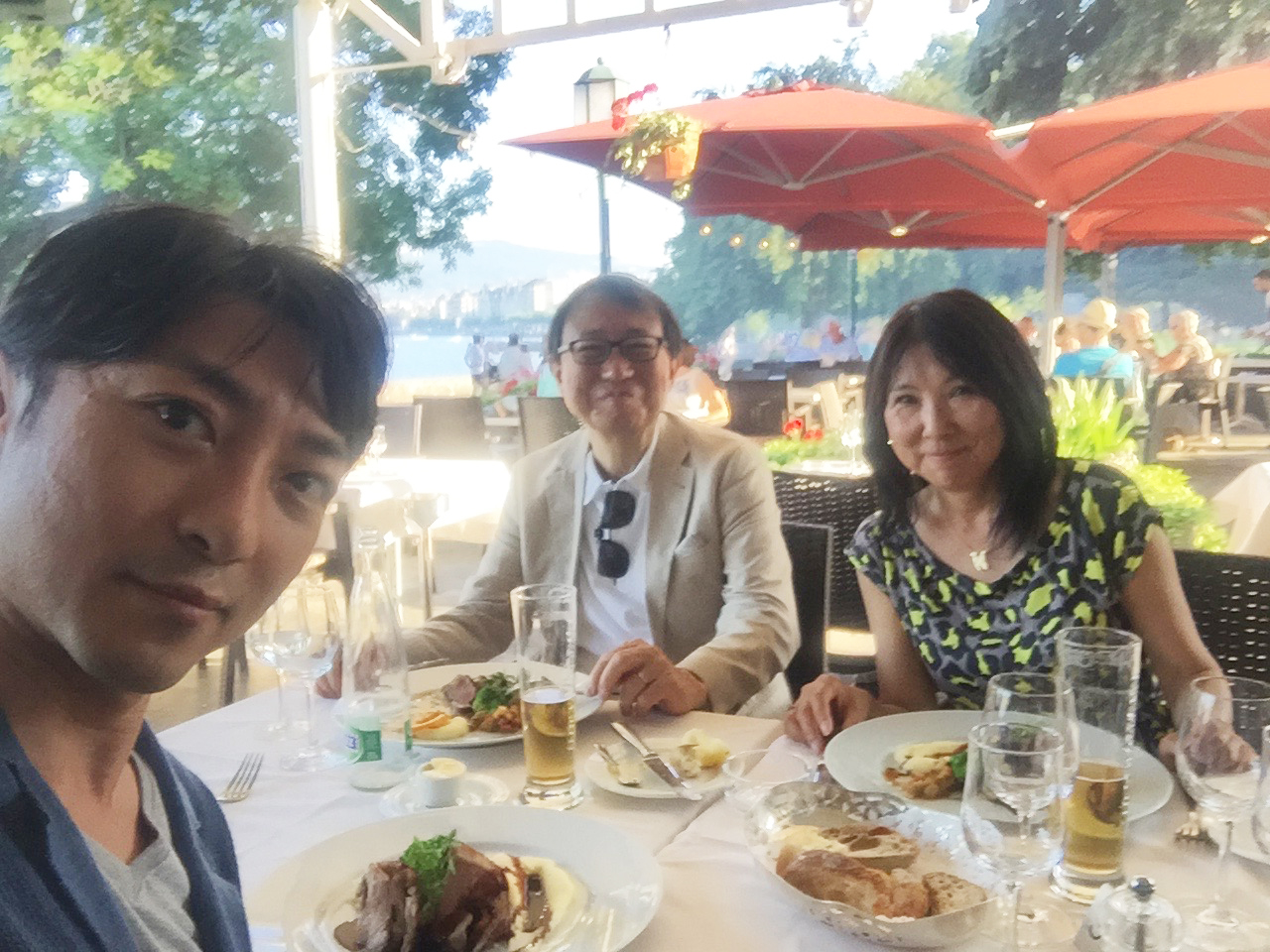 スイス・ジュネーブ日本大使館・公邸にお招き頂きました。